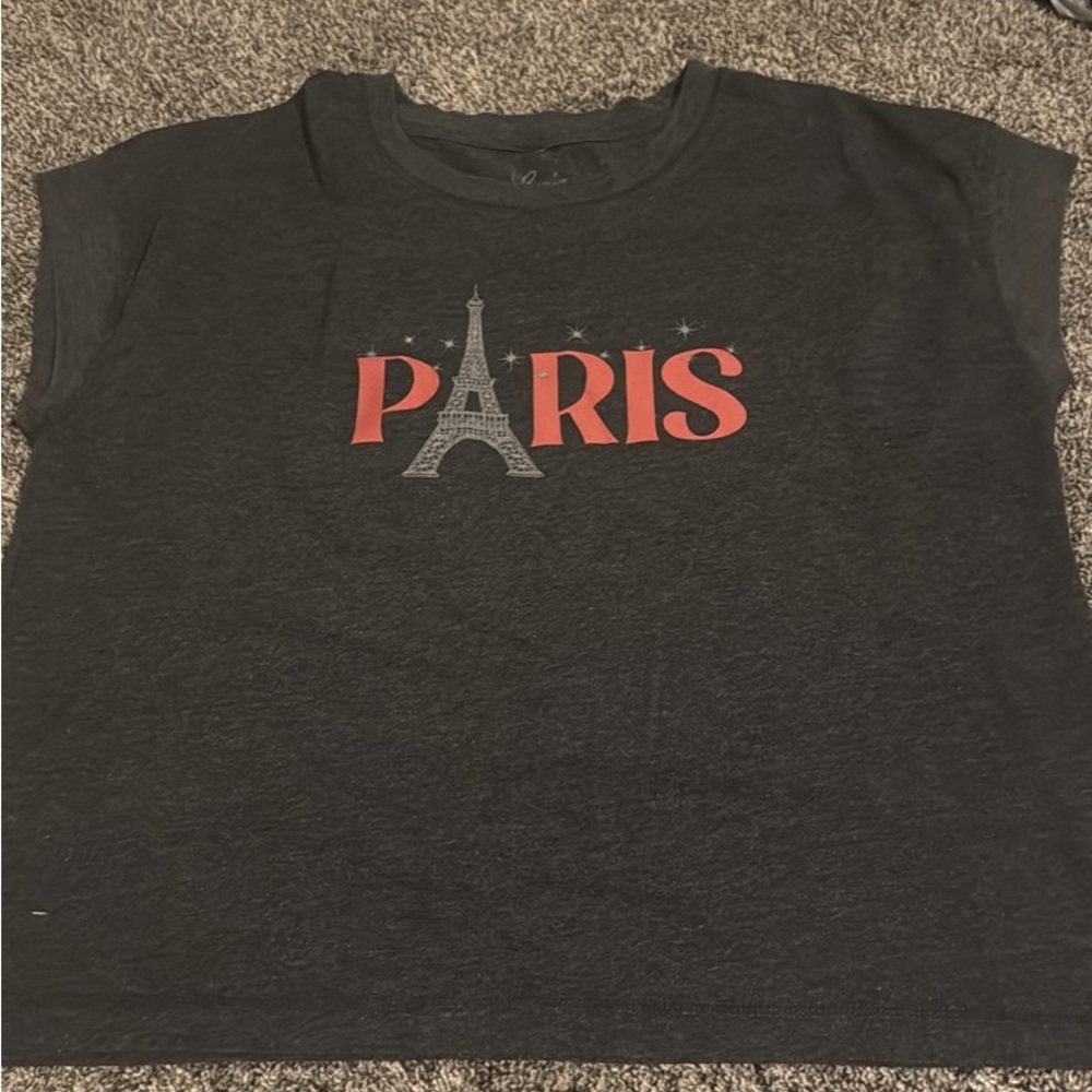 Paris Graphic T-Shirt - Black